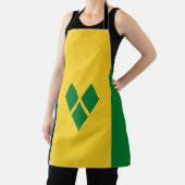 Tablier Drapeau de Saint-Vincent (Insitu)