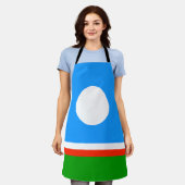 Tablier Drapeau de Sakha (Porté)