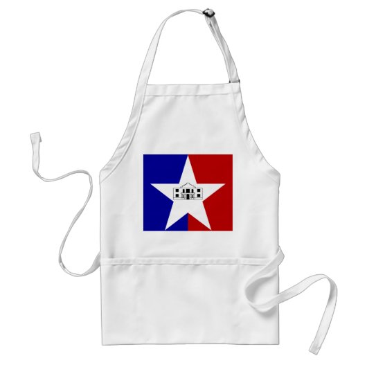 Tablier Drapeau de San Antonio, Texas Adult Apron (Devant)