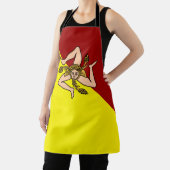 Tablier Drapeau de Sicile (Italie) (Insitu)