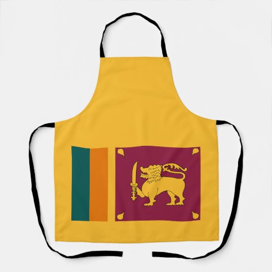 Tablier Drapeau de Sri Lanka (Recto)