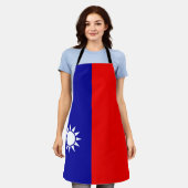 Tablier Drapeau de Taïwan (Porté)