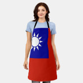 Tablier Drapeau de Taïwan (Porté)