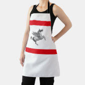 Tablier Drapeau de Toscane (Italie) (Insitu)