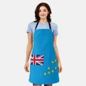 Tablier Drapeau de Tuvalu (Porté)