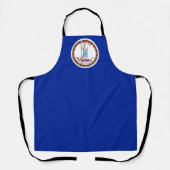 Tablier Drapeau de Virginie (Recto)