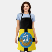 Tablier Drapeau de Wellington City, Nouvelle-Zélande (Porté)