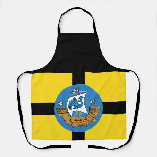 Tablier Drapeau de Wellington City, Nouvelle-Zélande (Recto)