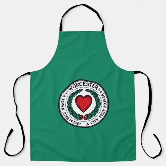 Tablier Drapeau de Worcester, Massachusetts (Recto)