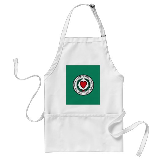 Tablier Drapeau de Worcester, Massachusetts (Devant)