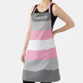 Tablier Drapeau demifille monogrammé (Insitu)