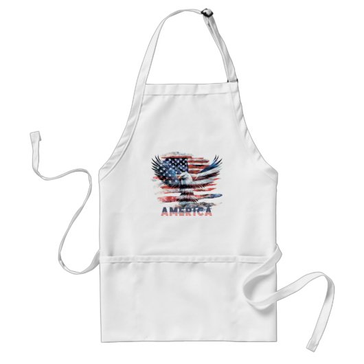 Tablier Drapeau des États-Unis. Amérique (Devant)
