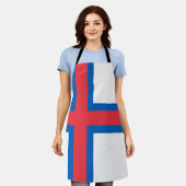 Tablier Drapeau des îles Féroé (Porté)