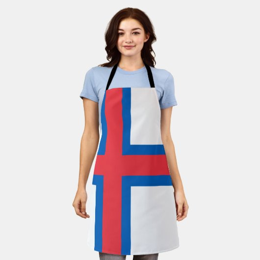 Tablier Drapeau des îles Féroé (Porté)