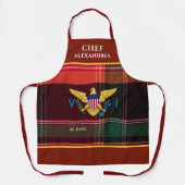 Tablier Drapeau des îles Vierges américaines St. Croix Mad (Recto)