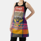 Tablier Drapeau des îles Vierges américaines Ste Croix Mad (Insitu)