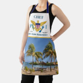 Tablier Drapeau des îles Vierges américaines USVI St. Croi (Insitu)