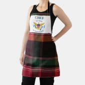 Tablier Drapeau des îles Vierges américaines USVI St Croix (Insitu)