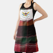 Tablier Drapeau des îles Vierges américaines USVI St. John (Insitu)