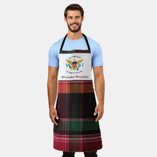 Tablier Drapeau des îles Vierges américaines USVI St Thoma