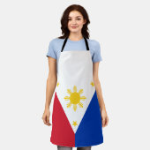 Tablier Drapeau des Philippines (Porté)
