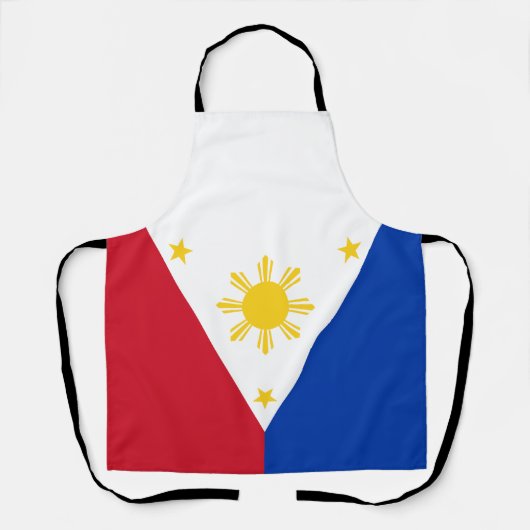 Tablier Drapeau des Philippines (Recto)