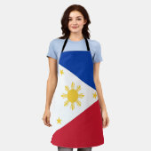 Tablier drapeau des Philippines (Porté)