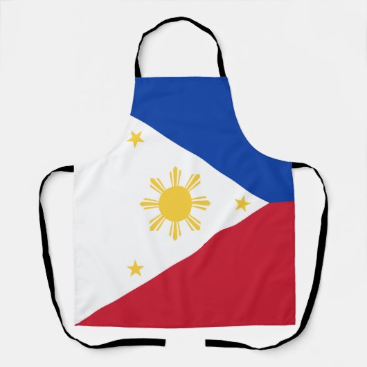 Tablier drapeau des Philippines (Recto)