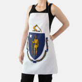 Tablier Drapeau d'État du Massachusetts (Insitu)