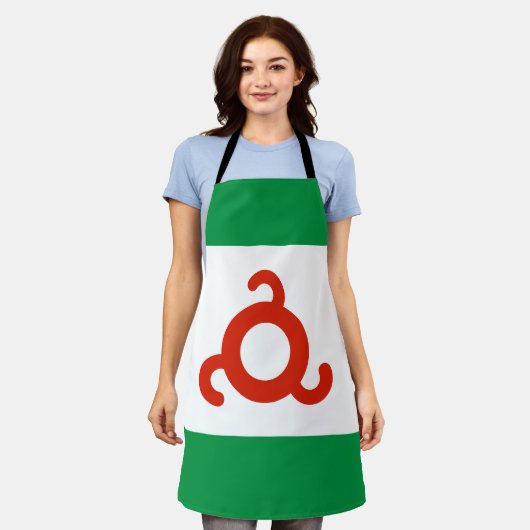 Tablier Drapeau d'Ingouchie (Porté)