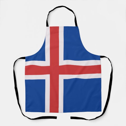 Tablier Drapeau d'Islande (Recto)