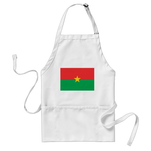 Tablier Drapeau du Burkina Faso patriotique (Devant)