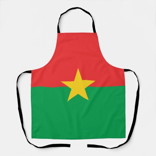 Tablier Drapeau du Burkina Faso patriotique (Recto)