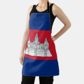 Tablier drapeau du Cambodge (Insitu)