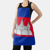 Tablier Drapeau du Cambodge patriotique (Insitu)