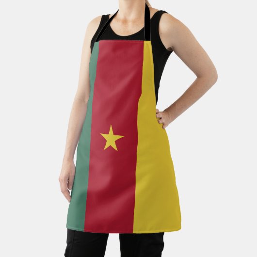 Tablier drapeau du Cameroun (Insitu)