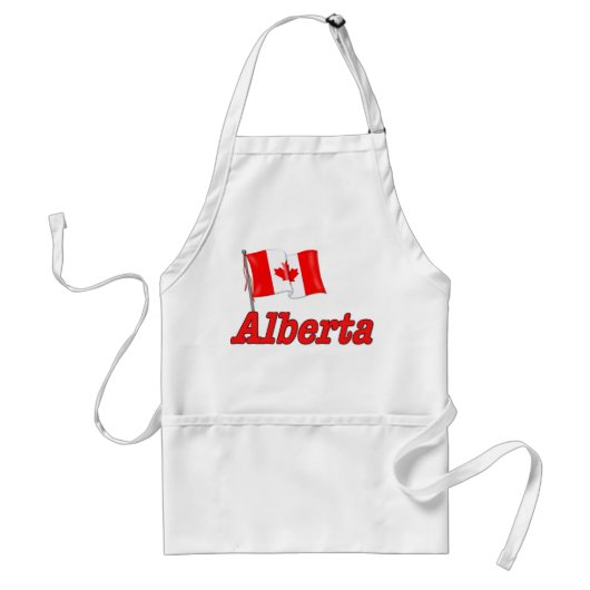 Tablier Drapeau du Canada - Alberta (Devant)