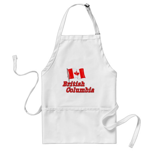 Tablier Drapeau du Canada - Colombie-Britannique (Devant)