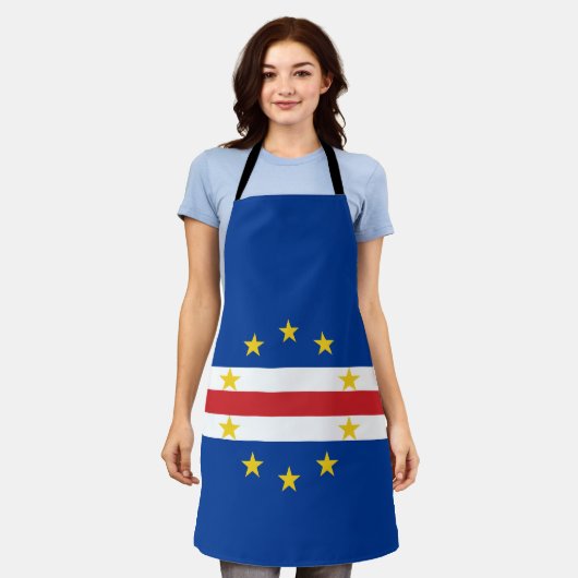 Tablier Drapeau du Cap-Vert (Porté)