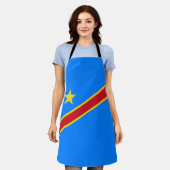 Tablier Drapeau du Congo Kinshasa (Porté)
