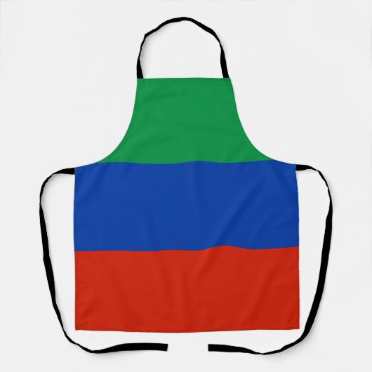 Tablier Drapeau du Daghestan (Recto)