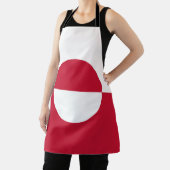 Tablier Drapeau du Groenland (Insitu)