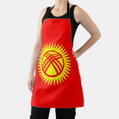 Tablier Drapeau du Kirghizistan (Insitu)