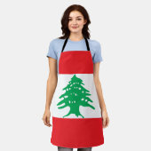 Tablier Drapeau du Liban (Porté)