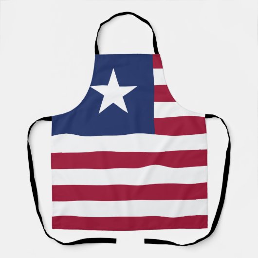 Tablier Drapeau du Libéria (Recto)