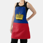 Tablier Drapeau du Liechtenstein (Insitu)