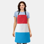 Tablier Drapeau du Luxembourg (Porté)