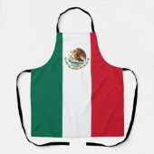 Tablier Drapeau du Mexique, Bandera de la République mexic (Recto)