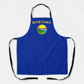 Tablier Drapeau du Montana (Recto)