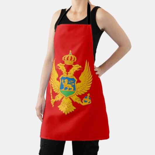 Tablier Drapeau du Monténégro (Insitu)